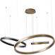 Saphira LED Brushed Gold / Bronze / Silver Chandelier Ceiling Light